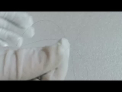 Polonais électrolytique de TZM de fil laminé à chaud de molybdène et noir pour des composants de four