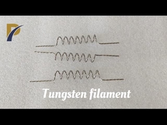 Fil de tungstène tordu pur Filament de tungstène 0,8 / 0,75 / 0,6 mm Fil de chauffage au tungstène