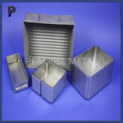Welding  Tungsten Boat Black Alkaline Washing Finished Tungsten Boat Welding By Tungsten Plates vacuum furnace industry