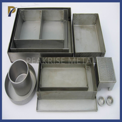 Welding  Tungsten Boat Black Alkaline Washing Finished Tungsten Boat Welding By Tungsten Plates vacuum furnace industry