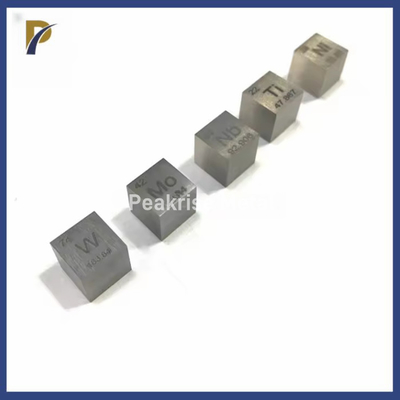 Pure Nb W Mo Ta Ni Ti Cu Sn Al V Fe Mn Ag 10mm 25.4mm Cubes Solid Metal Cube