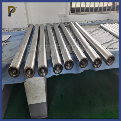 Dia 50.8mm Dry Molybdenum Electrodes In Stainless Steel Sheath For Glass Melting Furnace